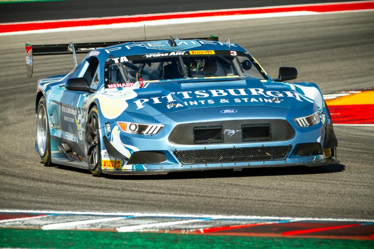 Meza wins on debut as Menard leads list of Trans Am champions after COTA season finales