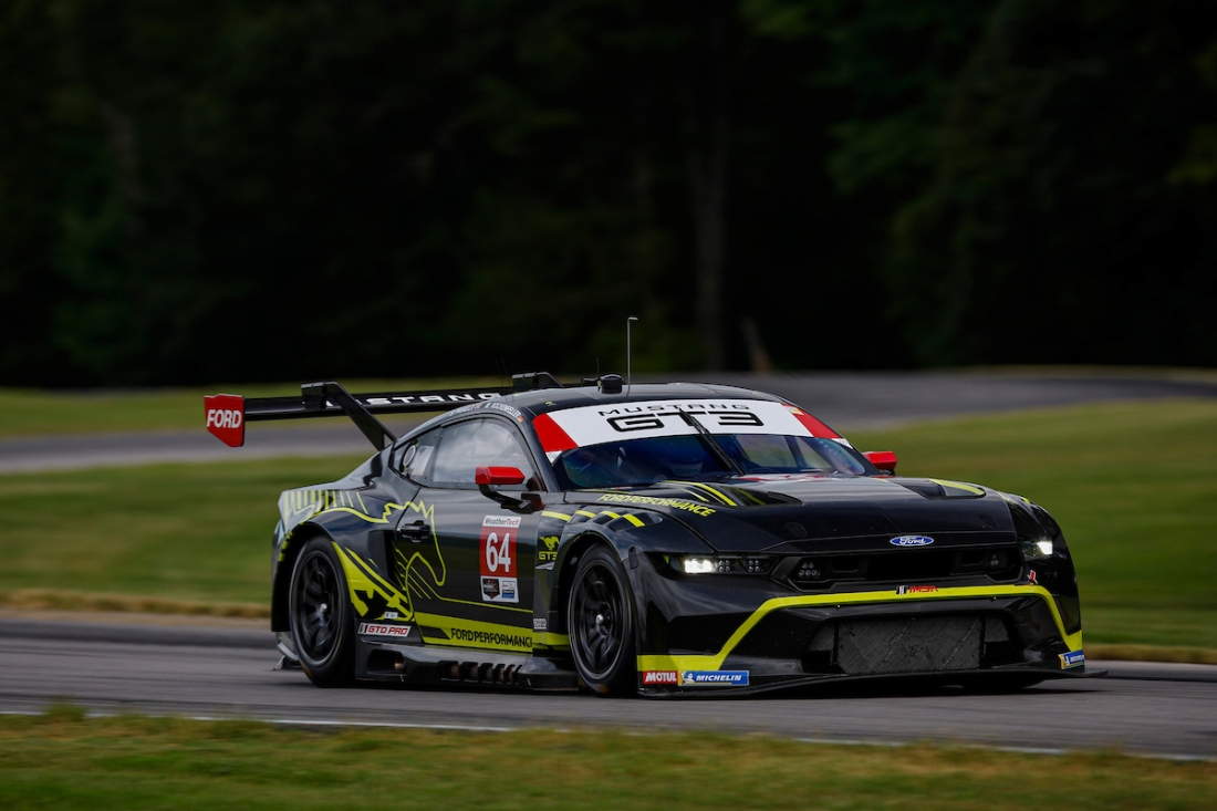 Ferrari, Mustang share top times in second VIR practice