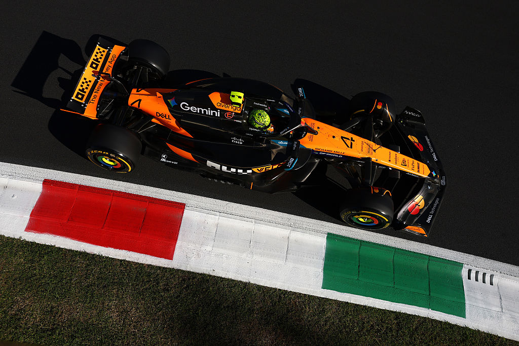 Norris edges Leclerc in second Monza practice