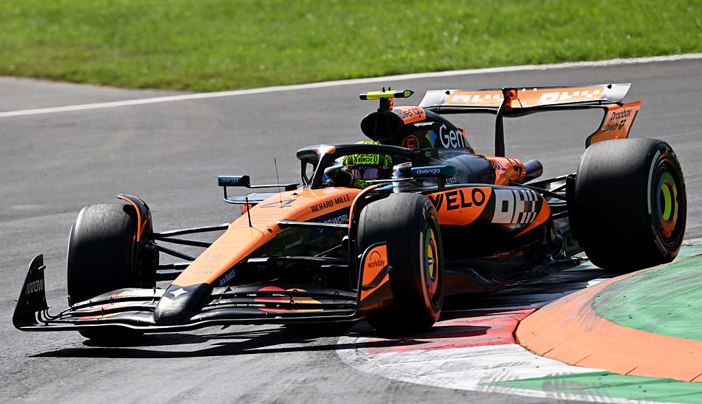 Norris stays ahead but Leclerc keeps it close in third Monza practice