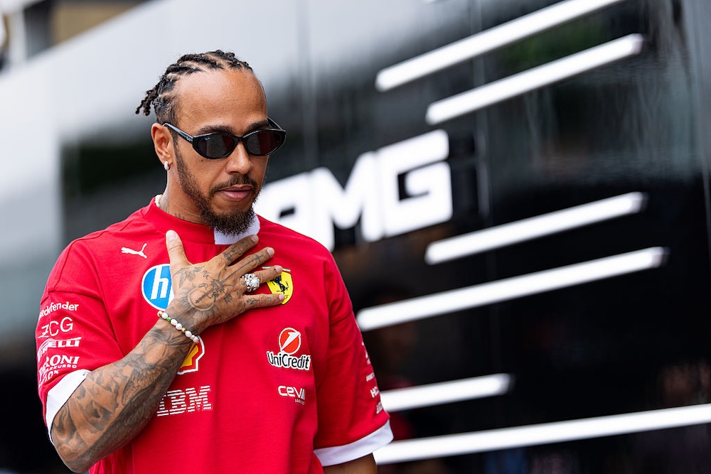 Podium ‘so close, but still so far’ as Hamilton notes improvements at Ferrari